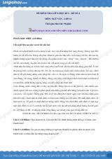 Đề thi giữa kì 2 Văn 12 - Đề số 4